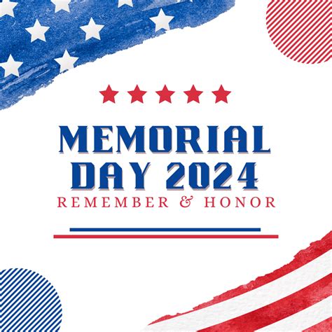 what day is 2024 memorial